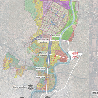 Road Development from Koba Circle to Pancheshwar Junction