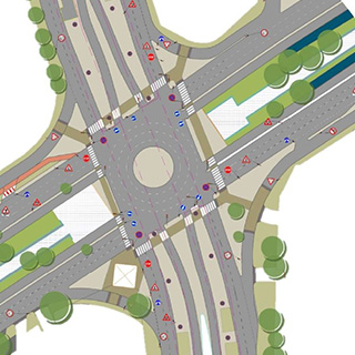 Anupam Hospital Junction Redesign