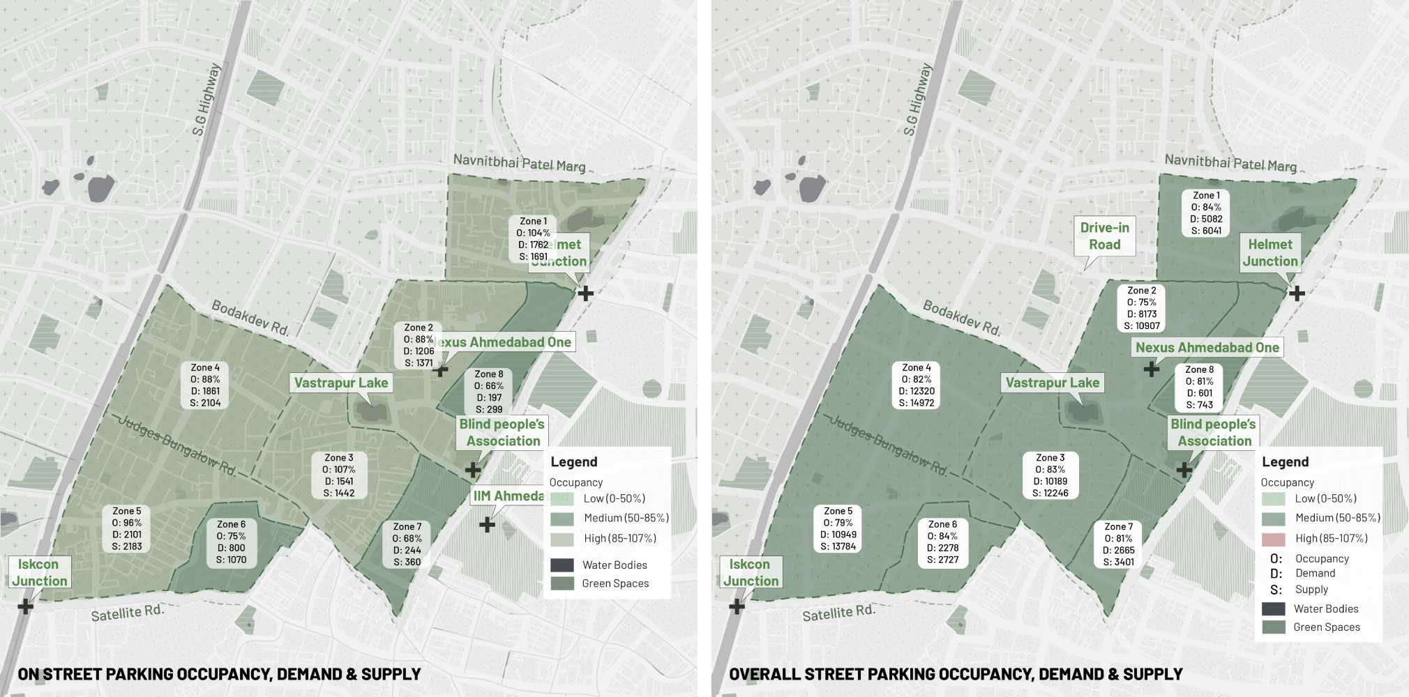 Parking Study and Parking Plan in North-West Zone of Ahmedabad