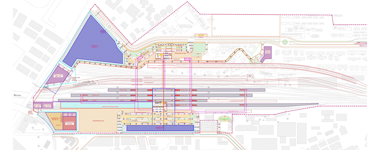 Redevelopment of Jaipur and Jaipur-Gandhinagar Railway Stations