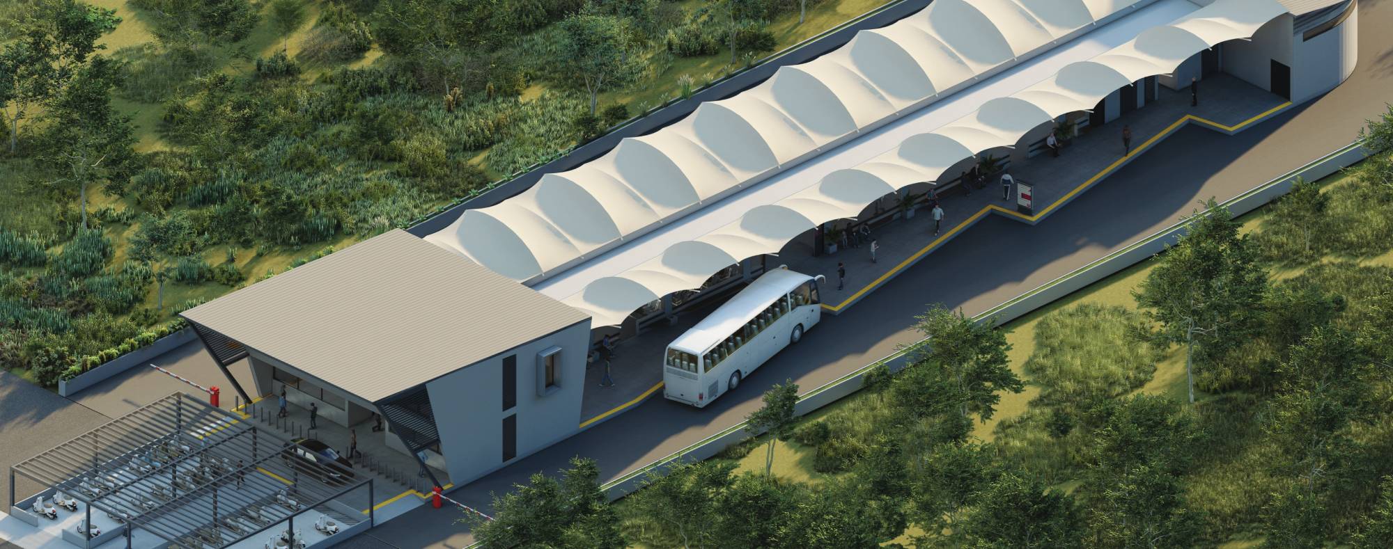 Design of Bus Terminal