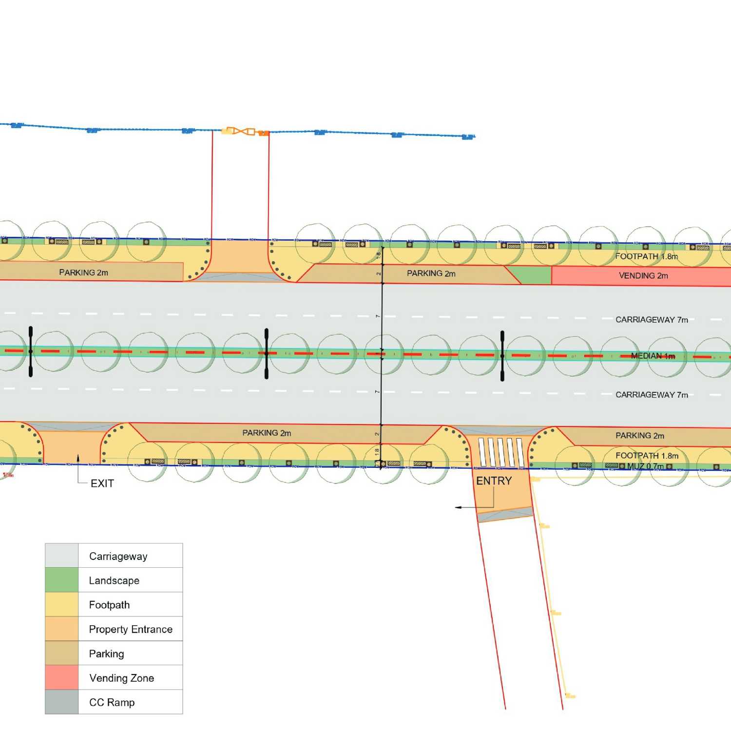 Iconic Street Development of Modhera Road